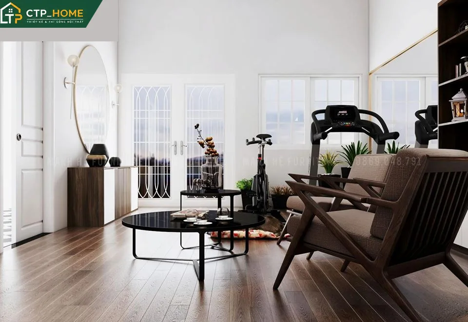 Thiết kế nội thất căn hộ Flora Novia Quận 9 57m2 phong cách hiện đại sang trọng - Ảnh 2