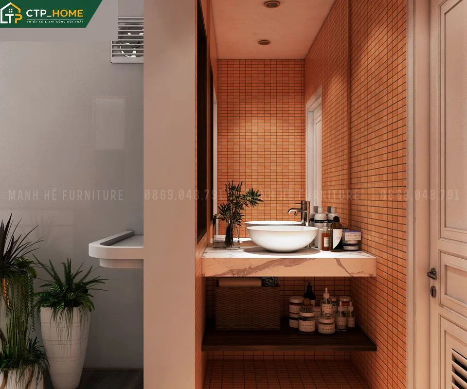 Thiết kế nội thất căn hộ Flora Novia Quận 9 57m2 phong cách hiện đại sang trọng - Ảnh 3