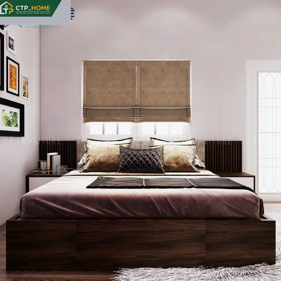 Thiết kế nội thất căn hộ Flora Novia Quận 9 57m2 phong cách hiện đại sang trọng - Ảnh 5