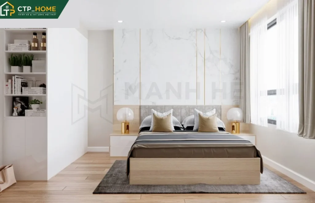 Thiết kế nội thất chung cư Gold View 85m2 hiện đại cho chị Thủy - Ảnh 9