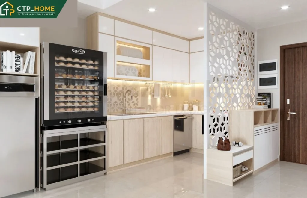 Thiết kế nội thất chung cư Gold View 85m2 hiện đại cho chị Thủy - Ảnh 7