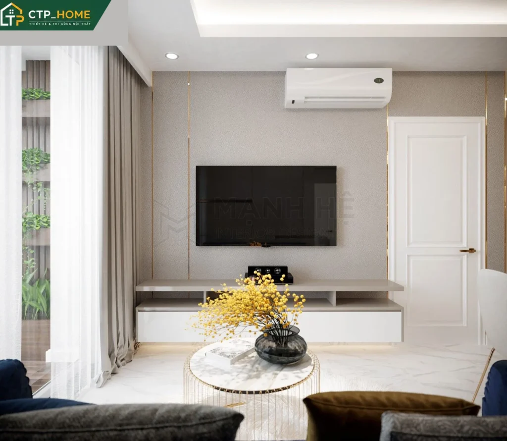 Thiết kế nội thất chung cư Mia Trung Sơn 65m2 hiện đại – CTP_HOME - Ảnh 1