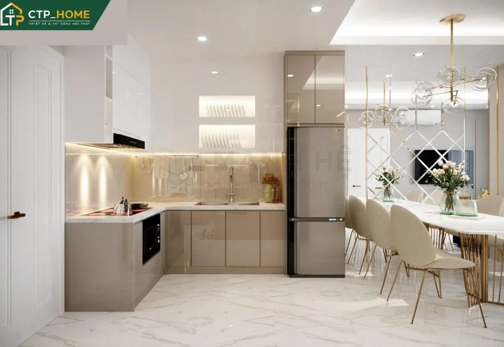 Thiết kế nội thất chung cư Mia Trung Sơn 65m2 hiện đại – CTP_HOME - Ảnh 4
