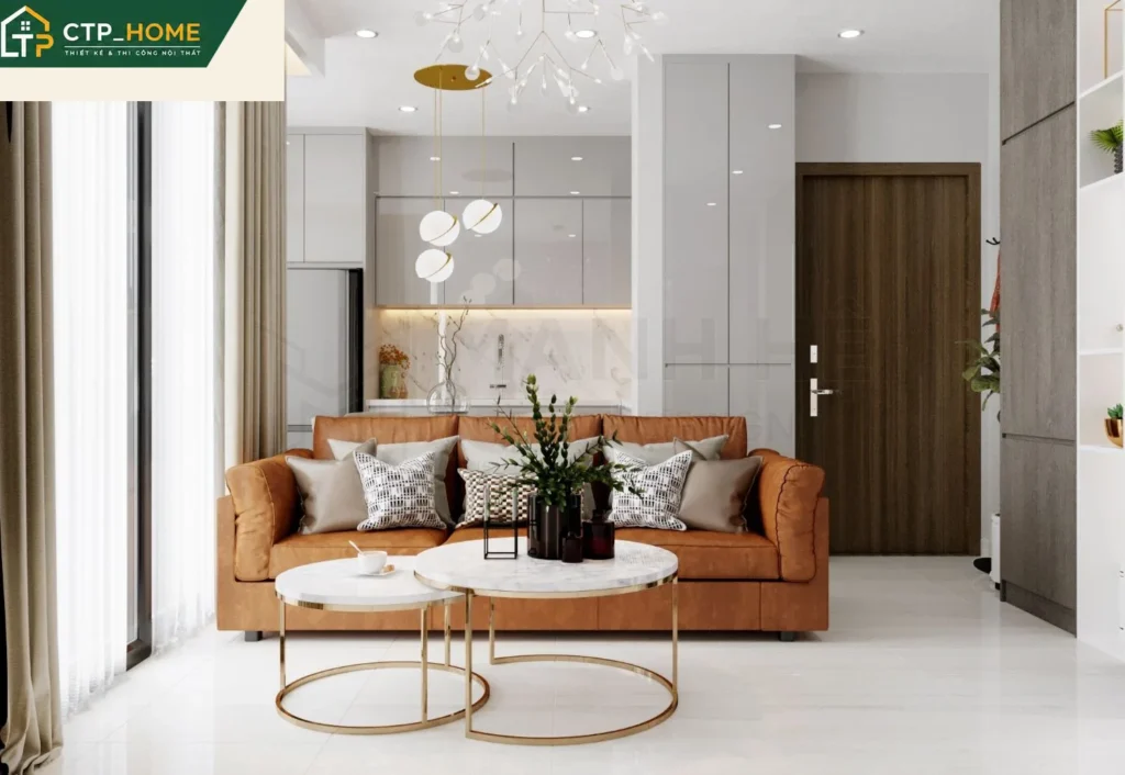 Thiết kế nội thất căn hộ mini Kingdom 101 35m2 Quận 10 hiện đại tối ưu - Ảnh 1