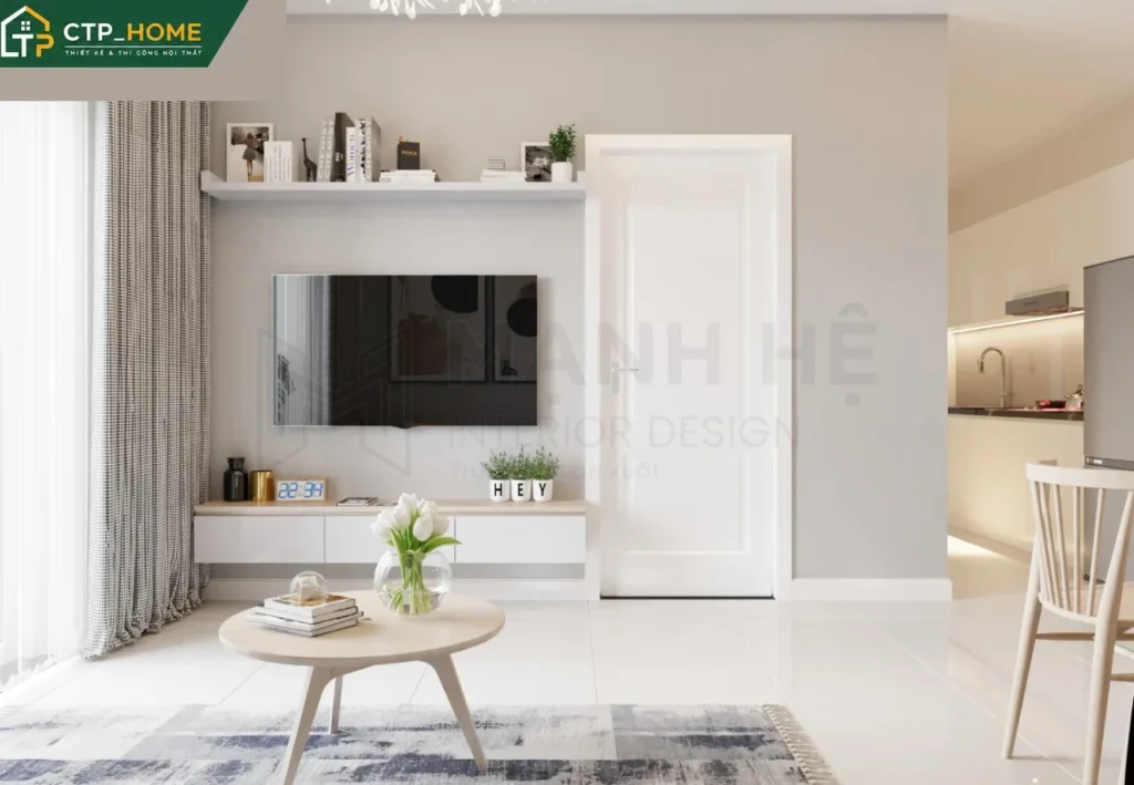 Thiết kế nội thất chung cư Moonlight 51m2 hiện đại – Chị Lan - Ảnh 2