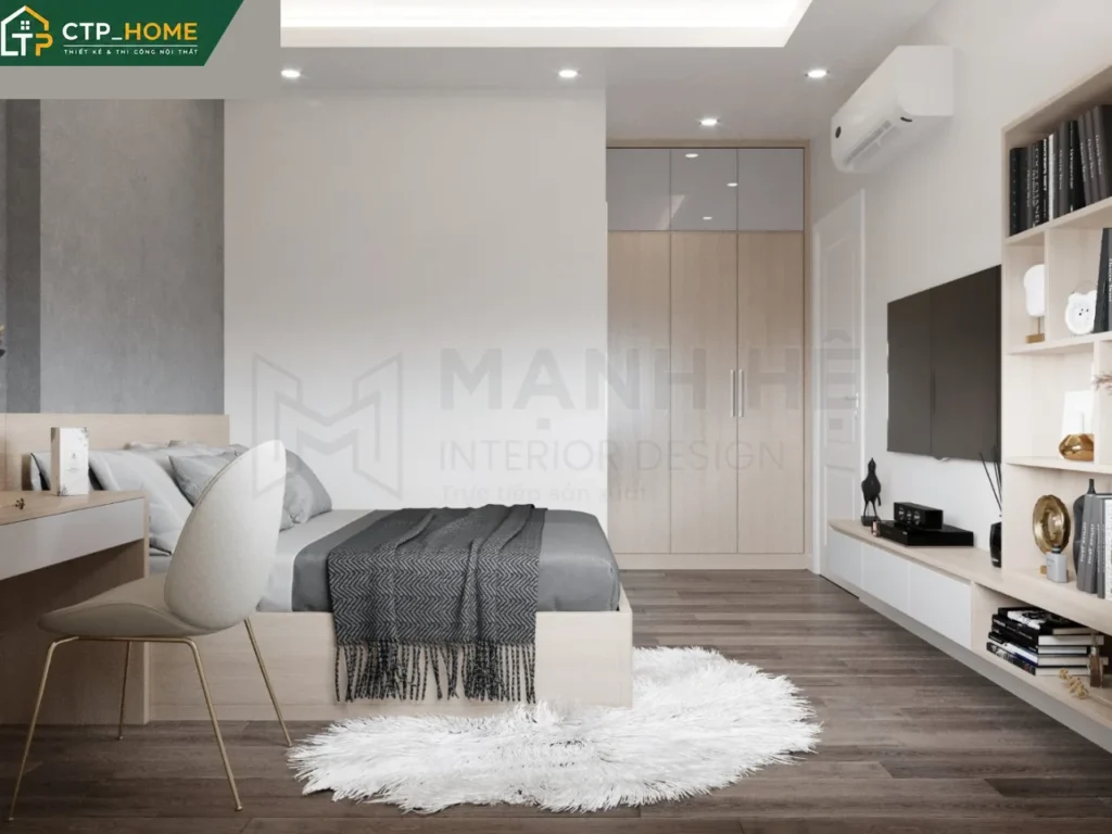 Thiết kế nội thất chung cư Moonlight 51m2 hiện đại – Chị Lan - Ảnh 4