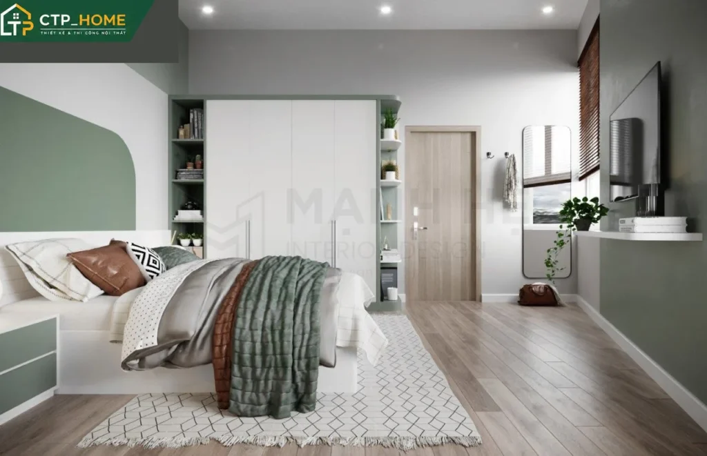 Thiết kế nội thất chung cư Moonlight Boulevard 70m2 hiện đại tại Bình Tân - Ảnh 9