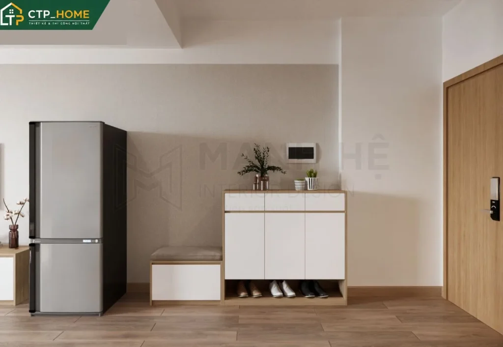 Thiết kế nội thất chung cư Vinhomes Grand Park 31m2 hiện đại tối ưu - Ảnh 4