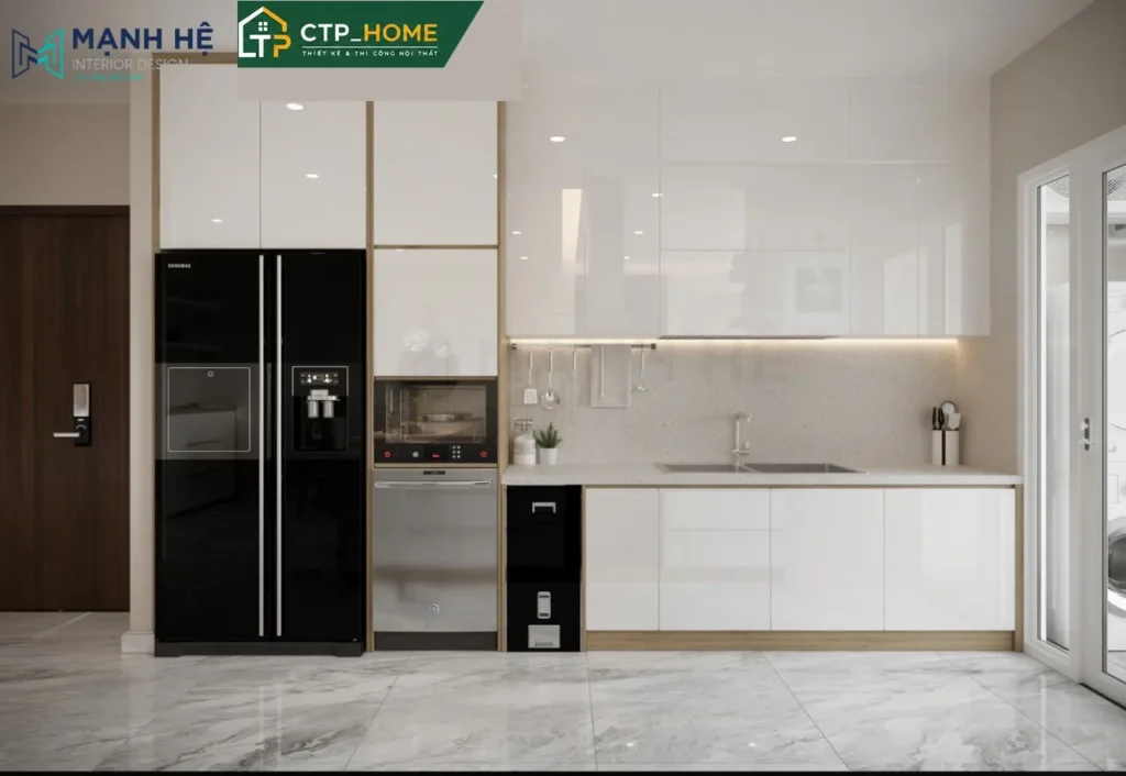 Thiết kế nội thất chung cư Sunny Plaza 69m2 2PN hiện đại tại Gò Vấp - Ảnh 7