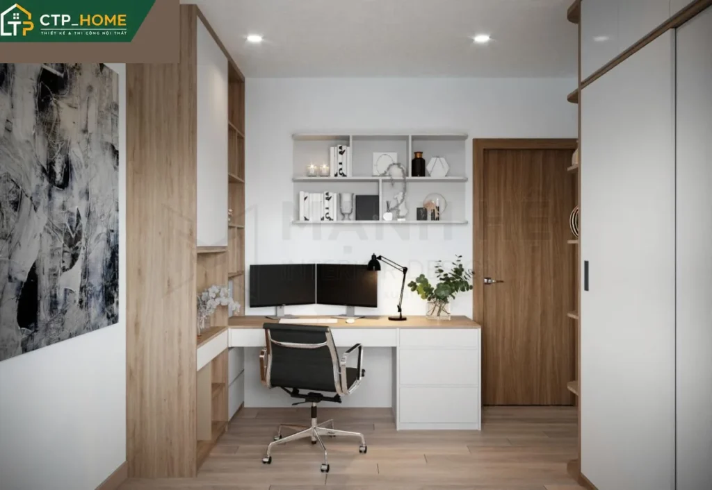 Thiết kế nội thất chung cư Tecco Centre Home 60m2 hiện đại – CTP_HOME - Ảnh 4