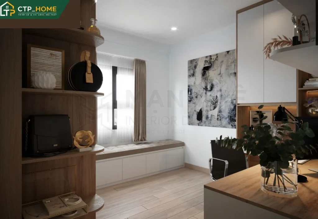 Thiết kế nội thất chung cư Tecco Centre Home 60m2 hiện đại – CTP_HOME - Ảnh 5