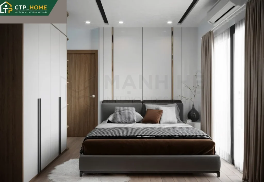 Thiết kế nội thất chung cư Tecco Centre Home 60m2 hiện đại – CTP_HOME - Ảnh 6
