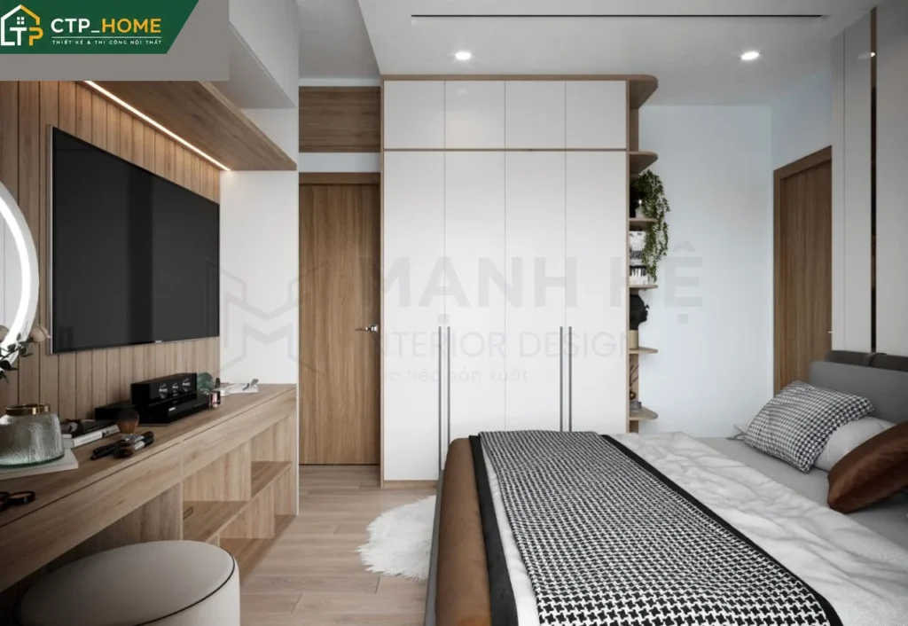 Thiết kế nội thất chung cư Tecco Centre Home 60m2 hiện đại – CTP_HOME - Ảnh 7