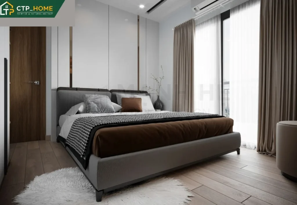 Thiết kế nội thất chung cư Tecco Centre Home 60m2 hiện đại – CTP_HOME - Ảnh 8
