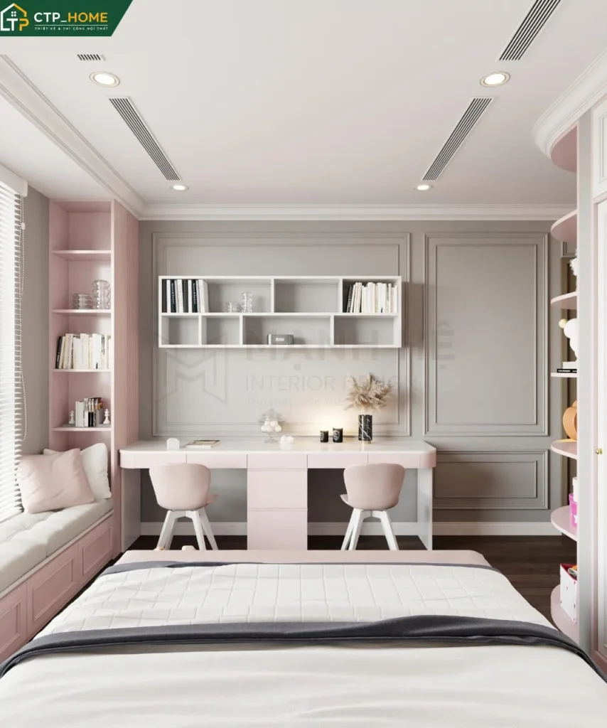 Thiết kế nội thất chung cư Vinhome Central Park 97m2 hiện đại tại TP.HCM - Ảnh 9