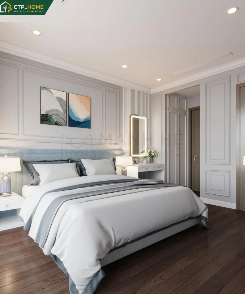 Thiết kế nội thất chung cư Vinhome Central Park 97m2 hiện đại tại TP.HCM - Ảnh 7