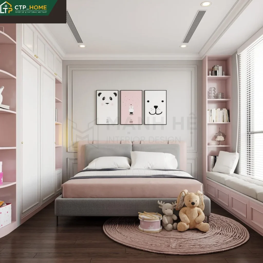 Thiết kế nội thất chung cư Vinhome Central Park 97m2 hiện đại tại TP.HCM - Ảnh 8