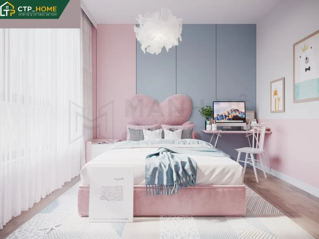 Thiết kế nội thất chung cư Vinhomes Grand Park 81m2 hiện đại cho chị Huyền - Ảnh 8