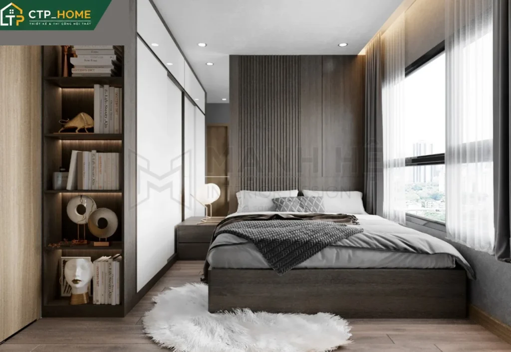 Thiết kế nội thất chung cư Vinhomes Grand Park Q9 69m2 hiện đại - Ảnh 5