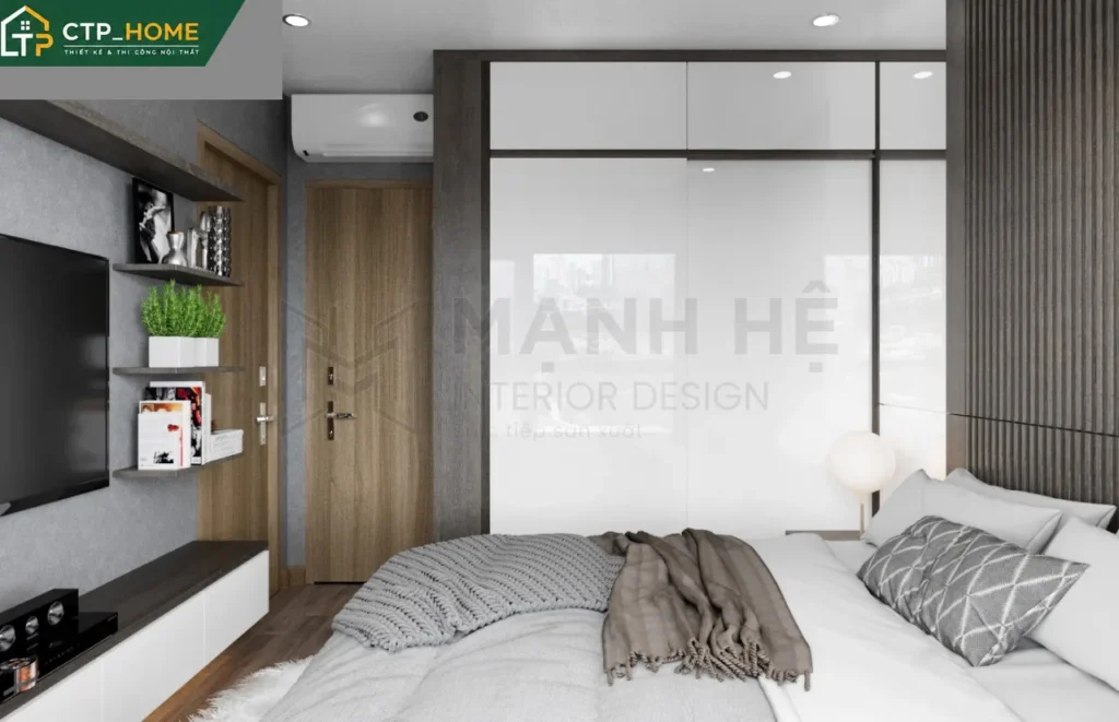 Thiết kế nội thất chung cư Vinhomes Grand Park Q9 69m2 hiện đại - Ảnh 6