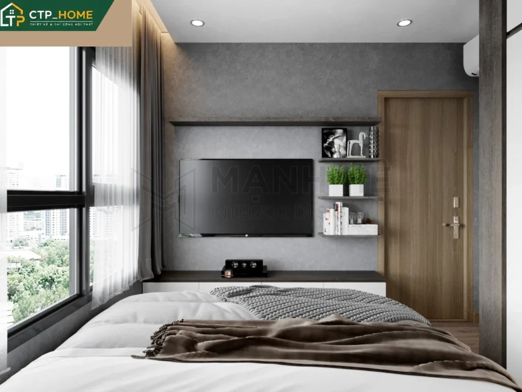 Thiết kế nội thất chung cư Vinhomes Grand Park Q9 69m2 hiện đại - Ảnh 7