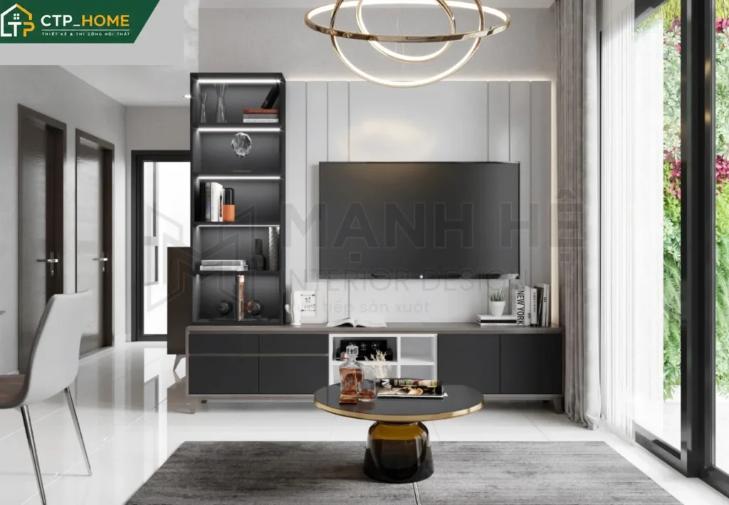 Thiết kế nội thất chung cư Vinhomes Grand Park 59m2 hiện đại tại Quận 9 - Ảnh 1