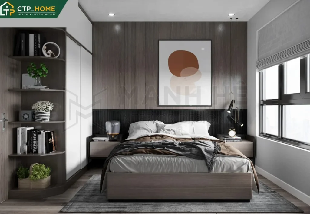 Thiết kế nội thất chung cư Vinhomes Grand Park 59m2 hiện đại tại Quận 9 - Ảnh 4