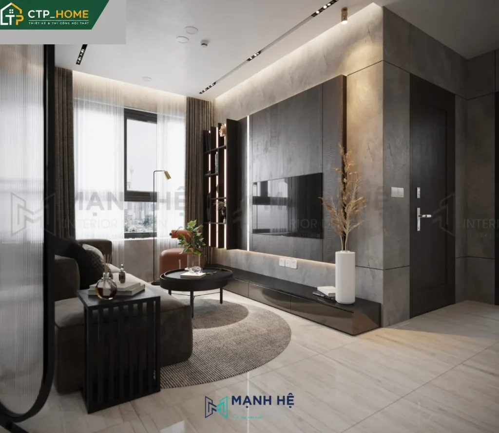 Thiết kế nội thất chung cư Vinhomes Grand Park 69m2 hiện đại – CTP_HOME - Ảnh 1