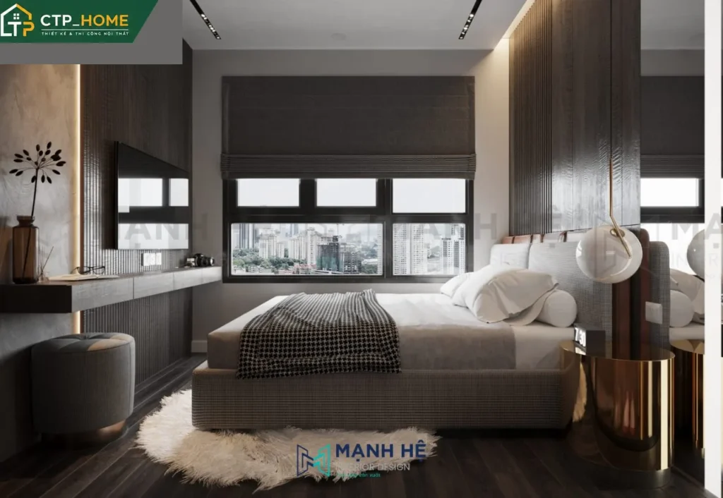 Thiết kế nội thất chung cư Vinhomes Grand Park 69m2 hiện đại – CTP_HOME - Ảnh 6