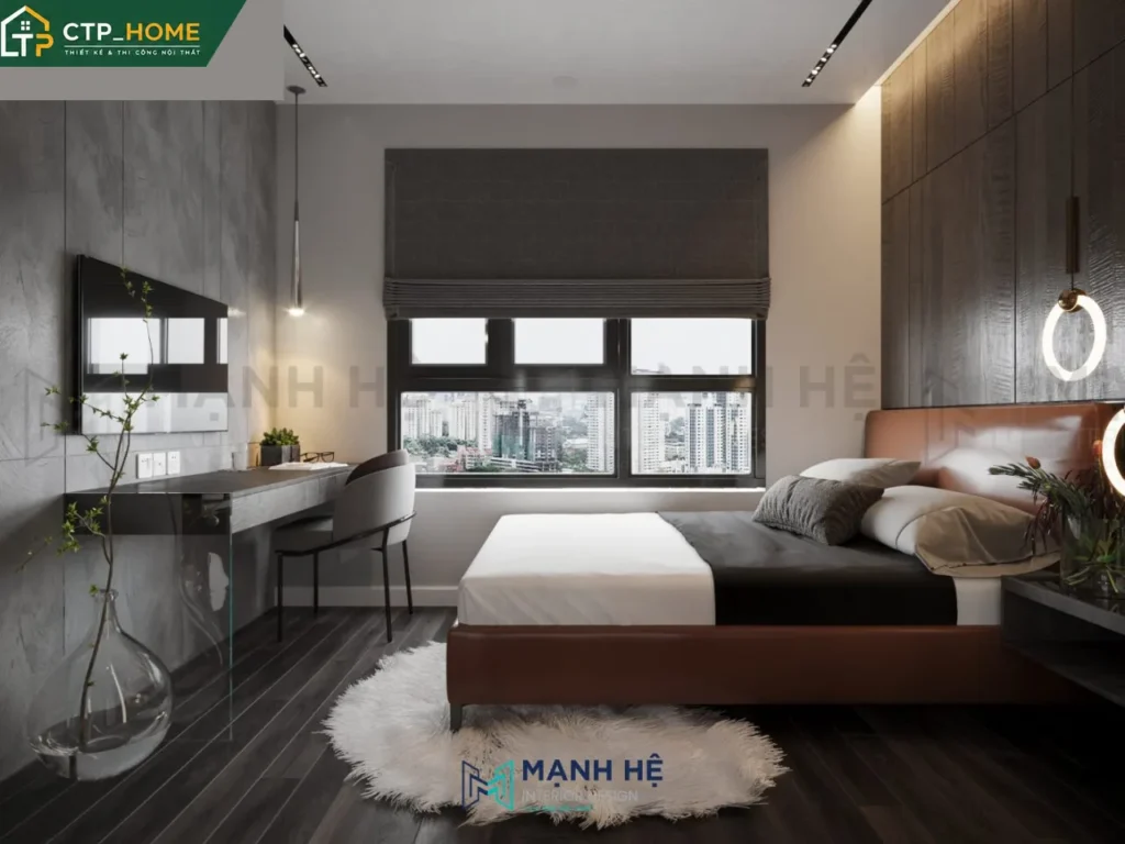 Thiết kế nội thất chung cư Vinhomes Grand Park 69m2 hiện đại – CTP_HOME - Ảnh 8