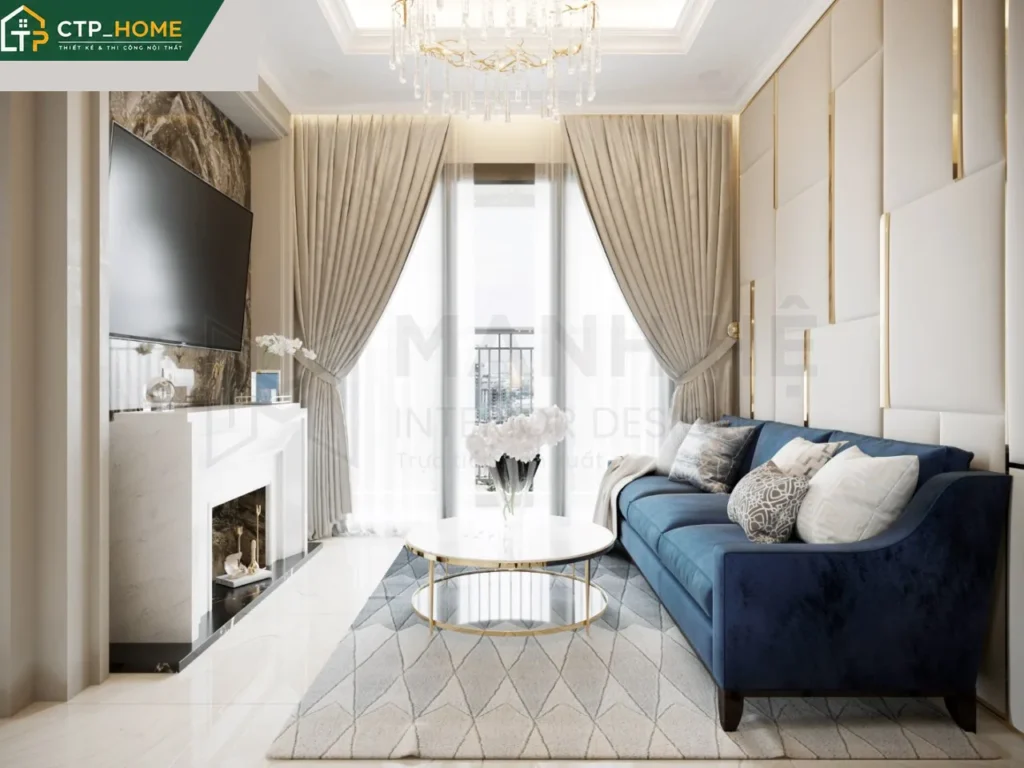 Thiết kế nội thất chung cư Vinhomes Grand Park 81m2 hiện đại – CTP_HOME - Ảnh 1