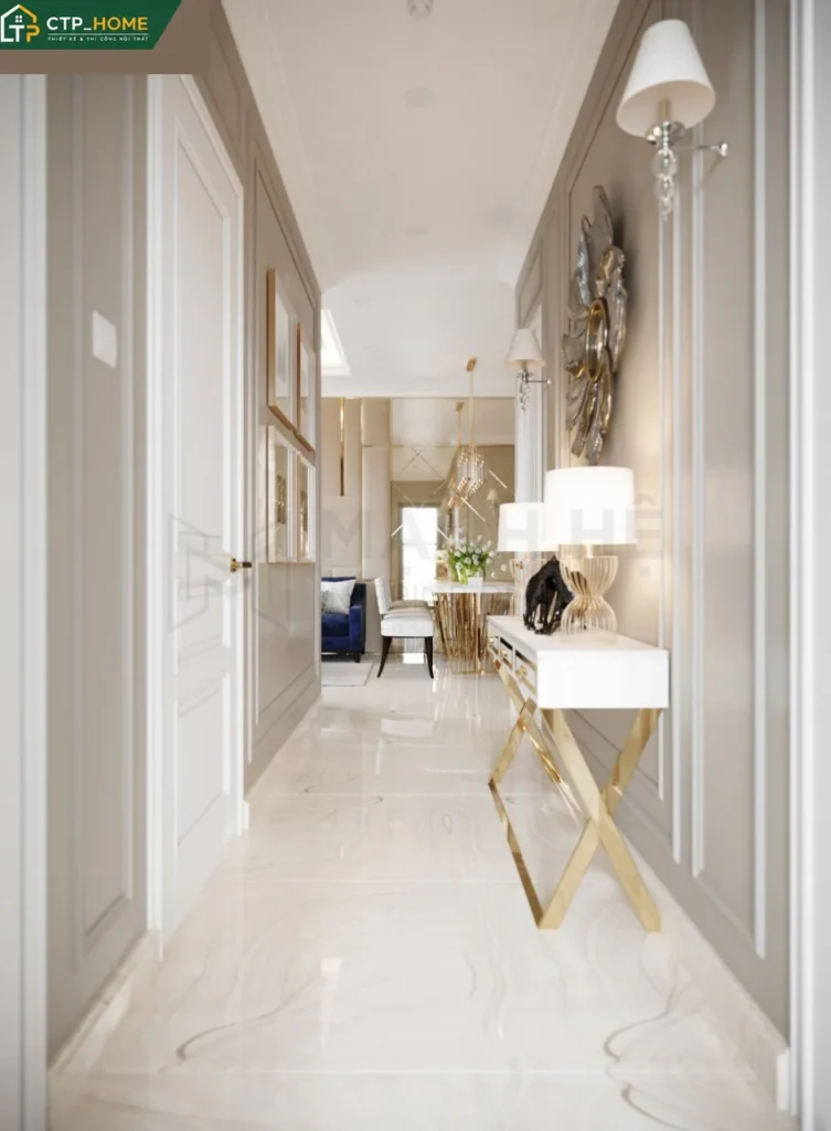 Thiết kế nội thất chung cư Vinhomes Grand Park 81m2 hiện đại – CTP_HOME - Ảnh 2