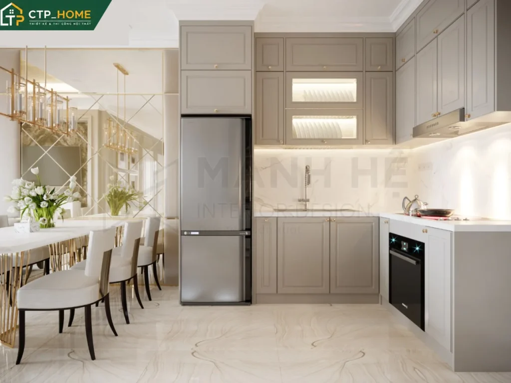 Thiết kế nội thất chung cư Vinhomes Grand Park 81m2 hiện đại – CTP_HOME - Ảnh 5