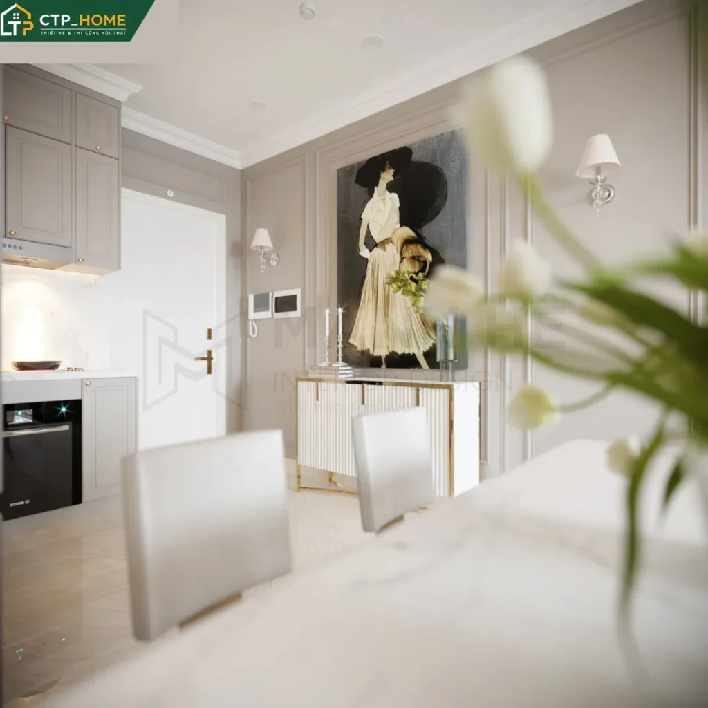 Thiết kế nội thất chung cư Vinhomes Grand Park 81m2 hiện đại – CTP_HOME - Ảnh 6