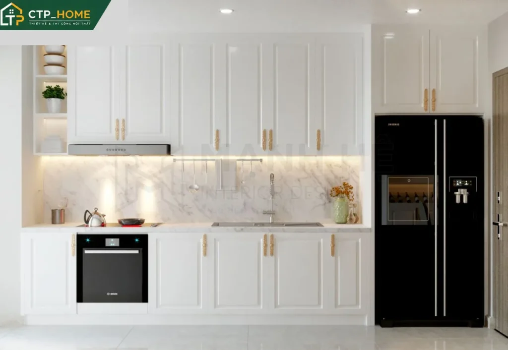 Thiết kế nội thất chung cư Emerald Celadon 84m2 Type C1 hiện đại - Ảnh 3