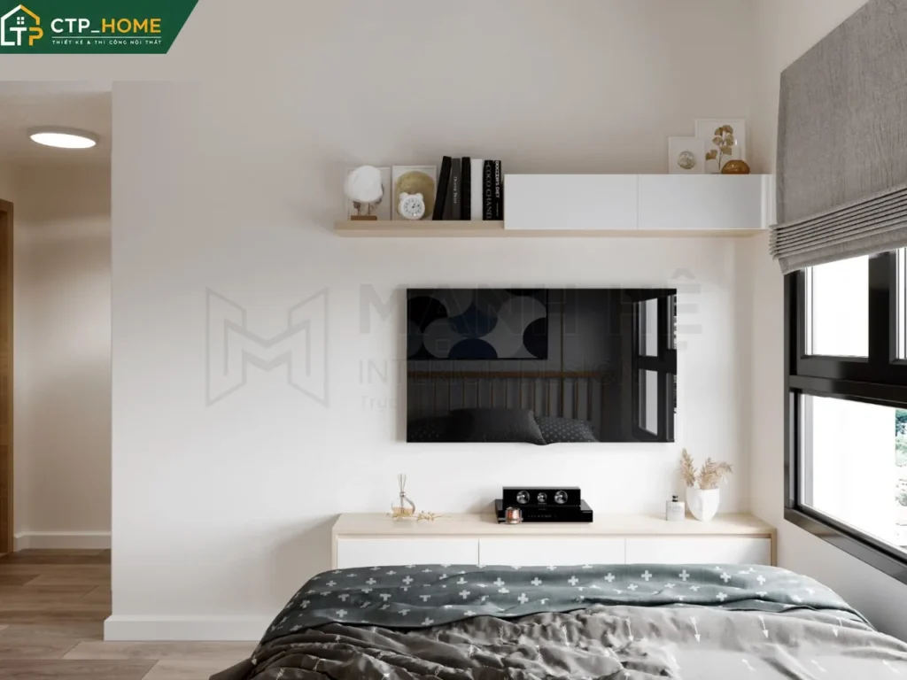 Thiết kế nội thất chung cư Emerald Celadon 84m2 Type C1 hiện đại - Ảnh 5