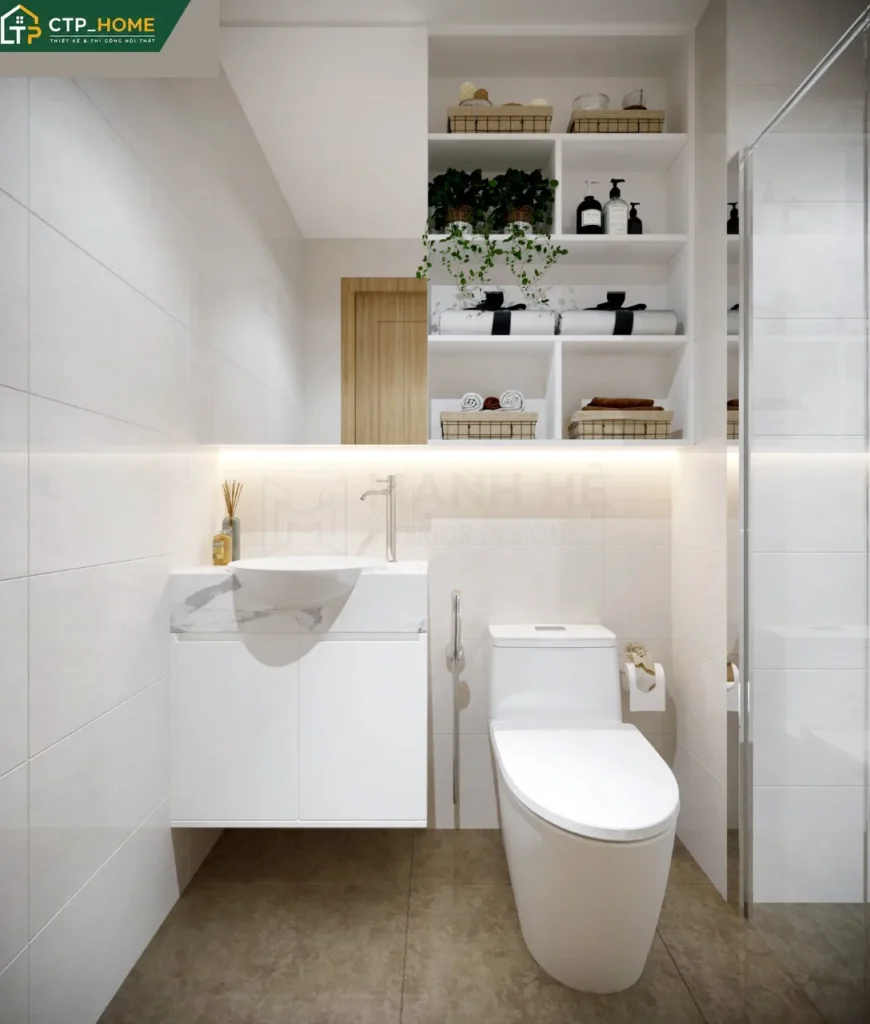 Thiết kế nội thất chung cư Celadon Ruby 72m2 hiện đại – Chị Kim - Ảnh 6