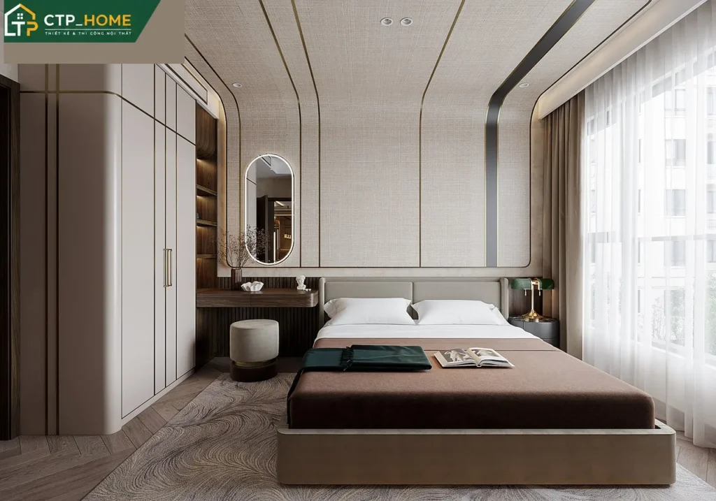 Thiết kế nội thất chung cư Celesta Rise 79m2 2 phòng ngủ hiện đại - Ảnh 5