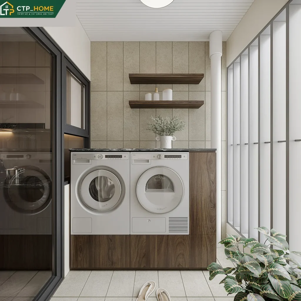 Thiết kế nội thất chung cư Celesta Rise 79m2 2 phòng ngủ hiện đại - Ảnh 8