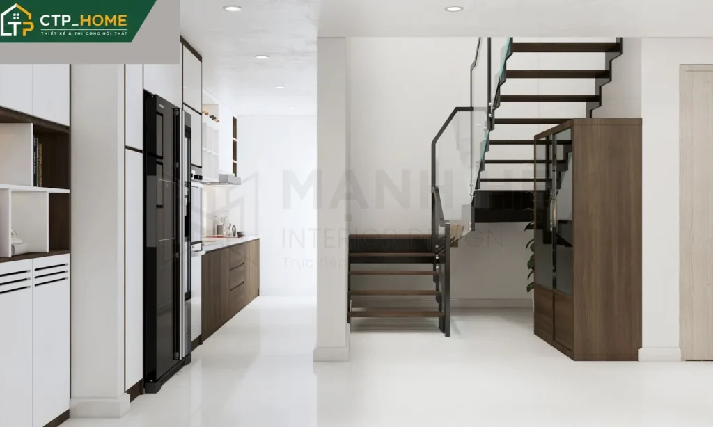 Thiết kế nội thất chung cư Emerald Celadon 130m2 hiện đại cho chị My - Ảnh 4