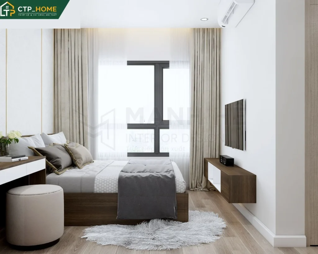 Thiết kế nội thất chung cư Emerald Celadon 130m2 hiện đại cho chị My - Ảnh 7