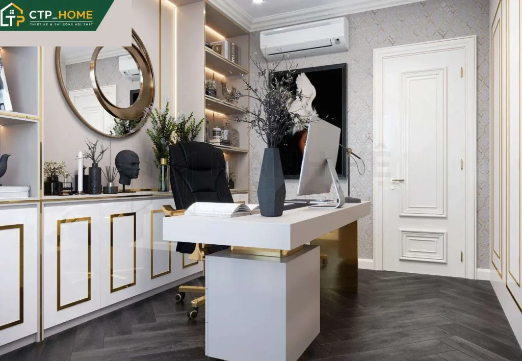 Thiết kế nội thất chung cư Diamond Riverside Quận 8 – 72m2 1PN hiện đại sang trọng - Ảnh 6