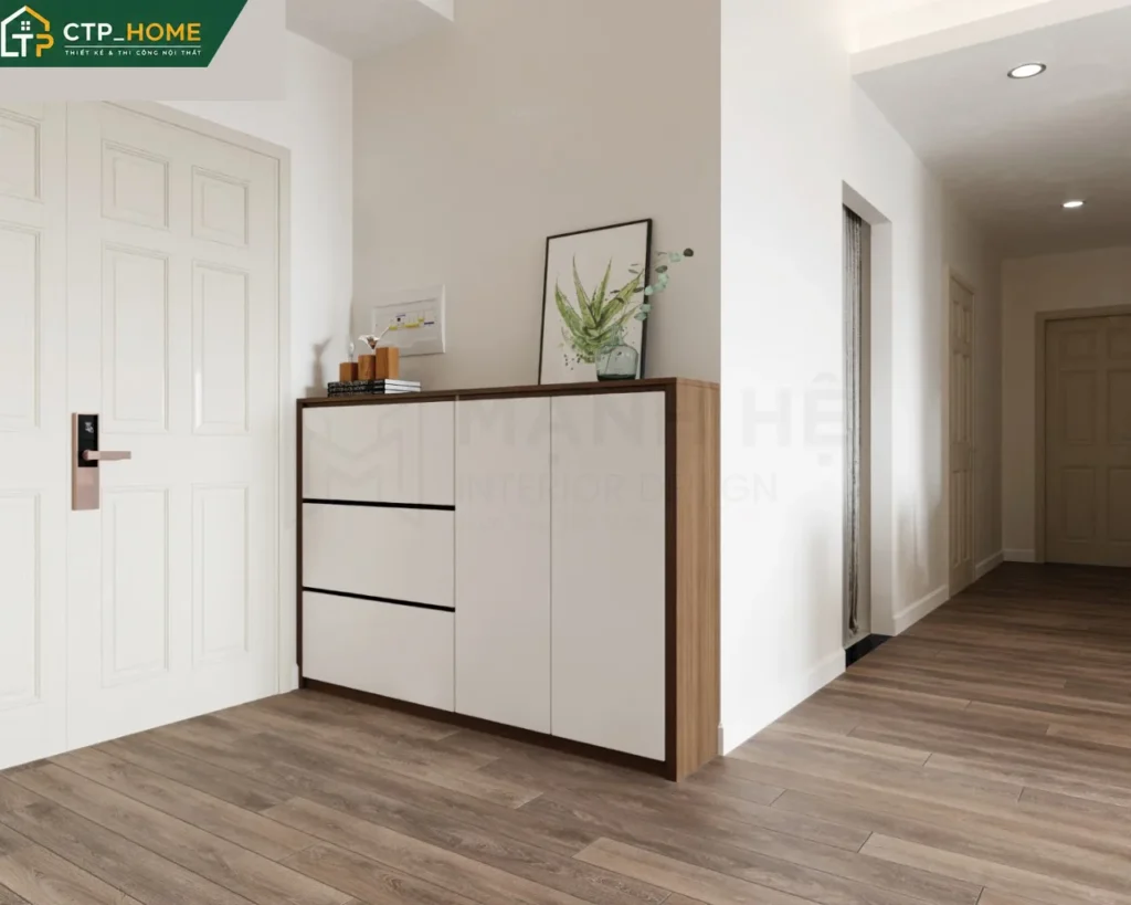 Thiết kế nội thất chung cư Đức Khải 95m2 – 3 phòng ngủ hiện đại - Ảnh 3