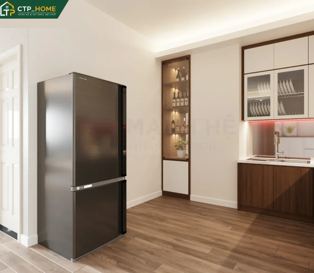 Thiết kế nội thất chung cư Đức Khải 95m2 – 3 phòng ngủ hiện đại - Ảnh 6