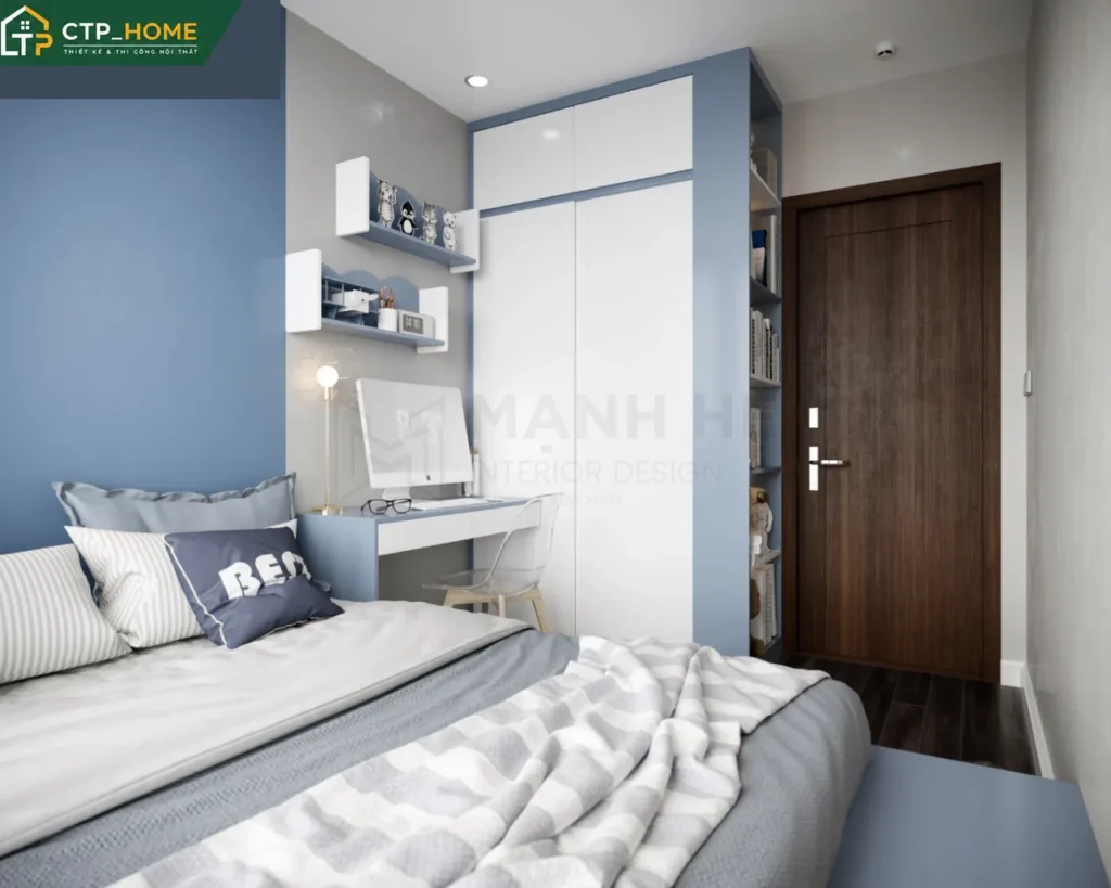 Thiết kế nội thất chung cư Eco Green Quận 7 – 67m2 hiện đại tối ưu - Ảnh 9