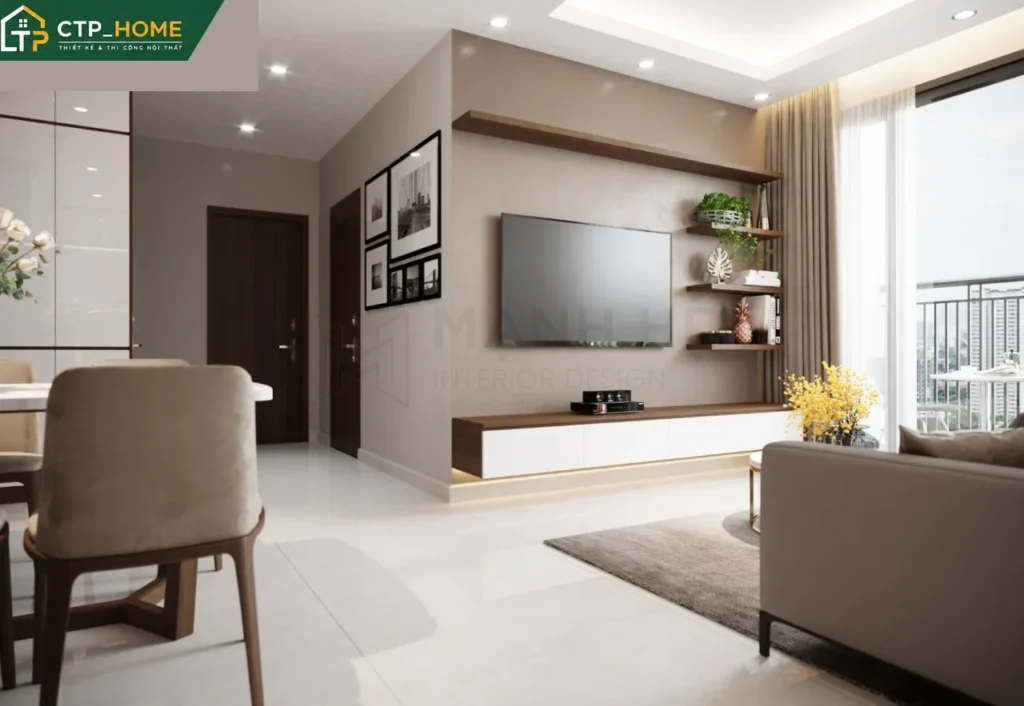 Thiết kế nội thất chung cư Eco Green Quận 7 – 67m2 hiện đại tối ưu - Ảnh 1