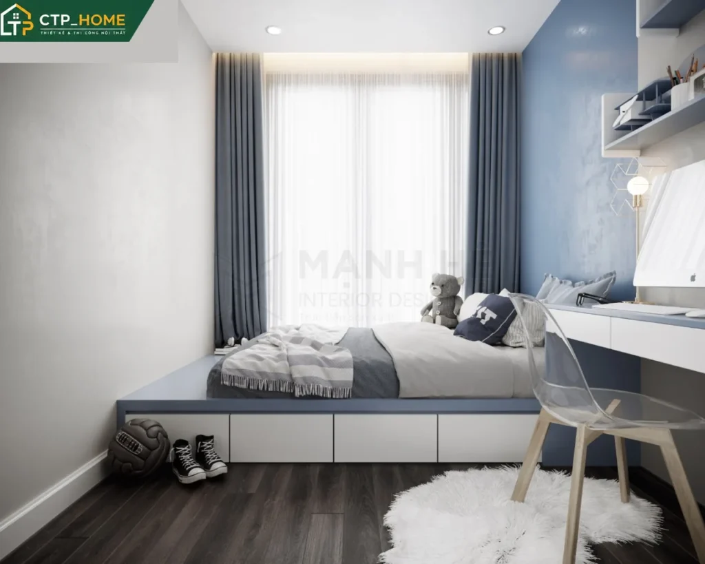 Thiết kế nội thất chung cư Eco Green Quận 7 – 67m2 hiện đại tối ưu - Ảnh 8
