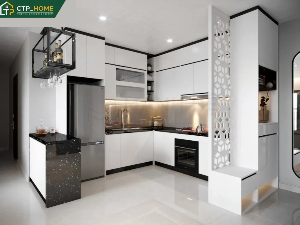 Thiết kế nội thất chung cư Eco Xuân 83m2 hiện đại – A.Huân - Ảnh 1