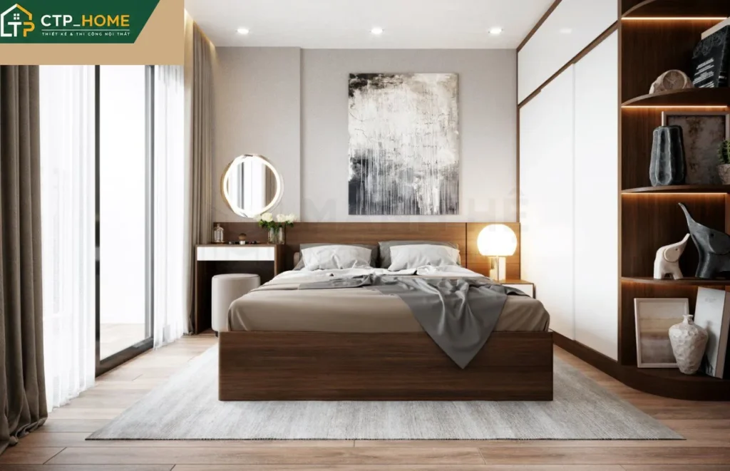 Thiết kế nội thất chung cư Eco Xuân 83m2 hiện đại – A.Huân - Ảnh 4