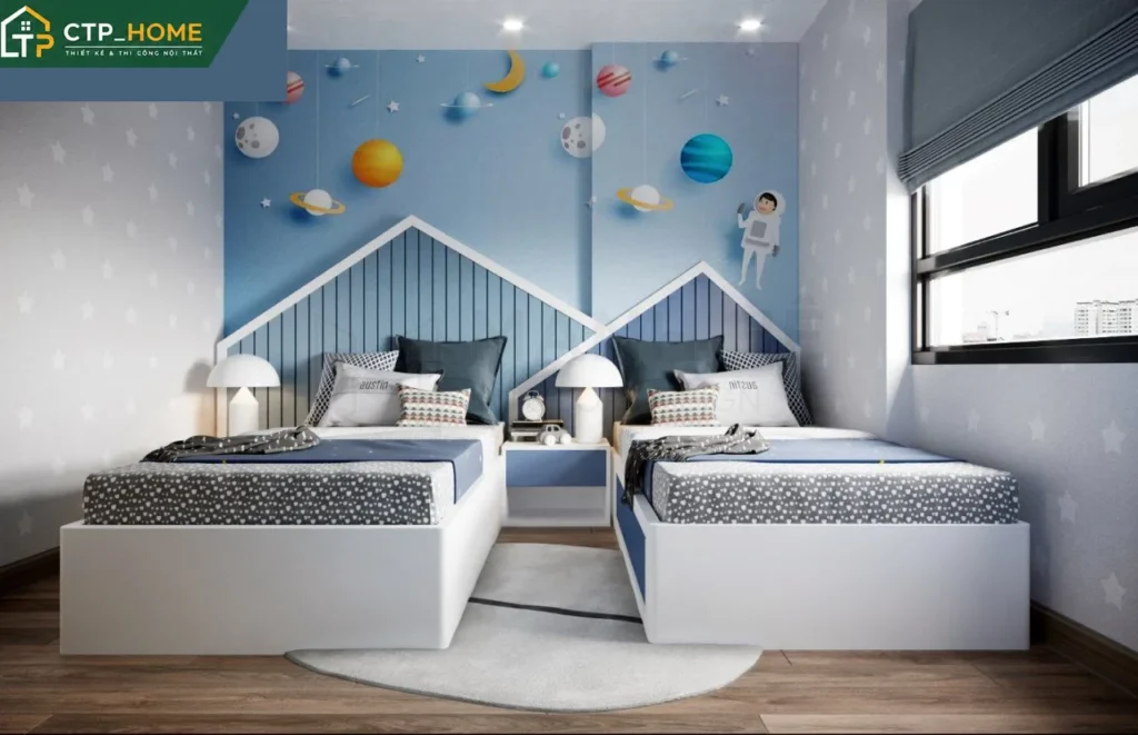 Thiết kế nội thất chung cư Eco Xuân 83m2 hiện đại – A.Huân - Ảnh 6